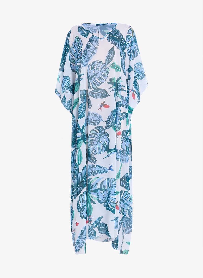 خزانة طقم تونيك سباحة مع كفتان وبنطلون - Image 2